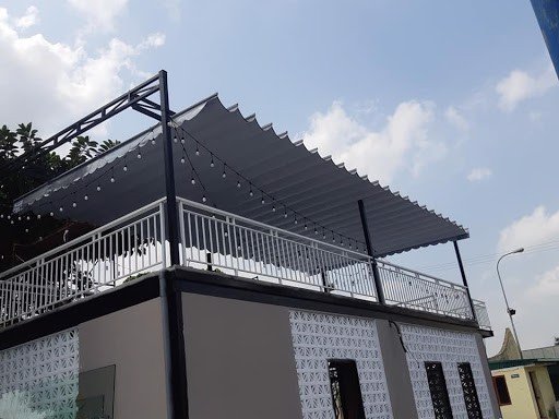 lắp mái xếp